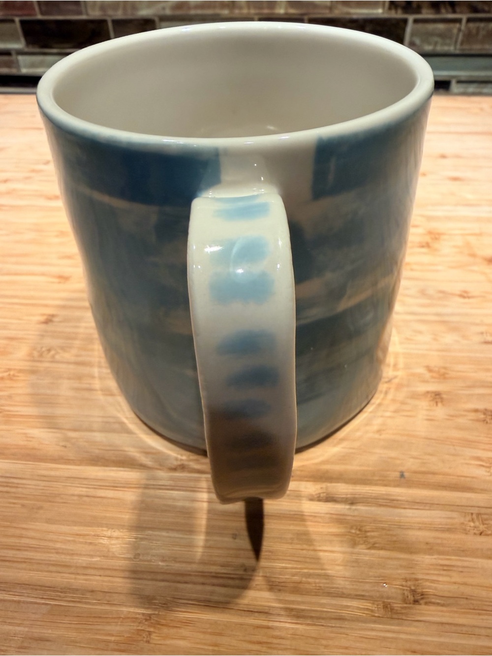 Blue Ceramic Dog Illustration Mug - Home Dining - Picture 2 of 5